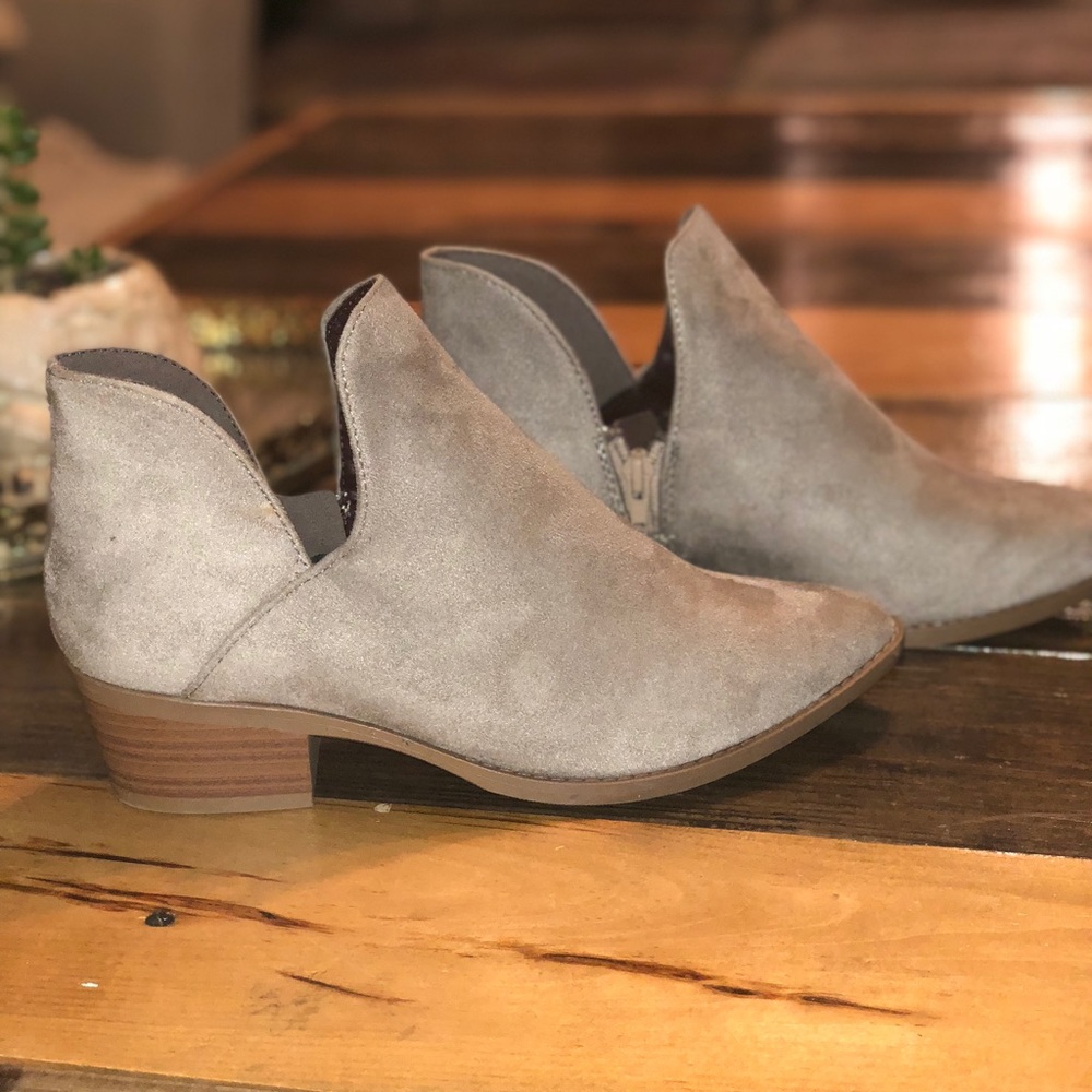 Suede Booties